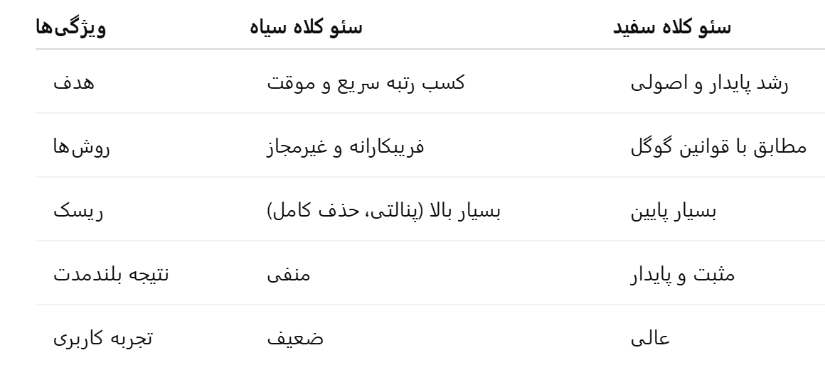 سئو کلاه سیاه